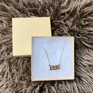 Personalized Birth Year Date Necklace